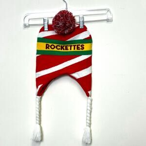 Rare Holiday Rockettes Toboggan Beanie Hat Winter Logo